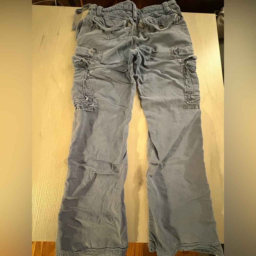Y2K Jetlag Gray Cargo‎ Pants - Picture 11 of 14